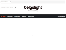 Tablet Screenshot of belgolight.com